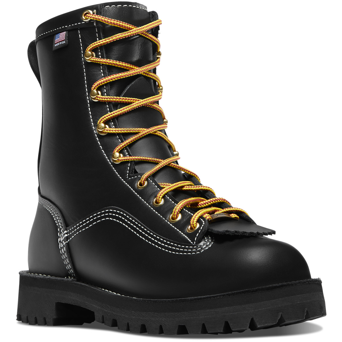 Danner Mens Super Rain Forest Work Boots Black - WLU127649